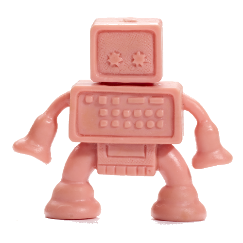 Personalman, Little Pink Man number 138, shaped like a computer